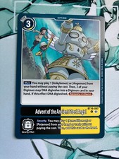 Advent of the Ancient Steel Angel BT16-097 U Digimon CCG | Beginning Observer NM