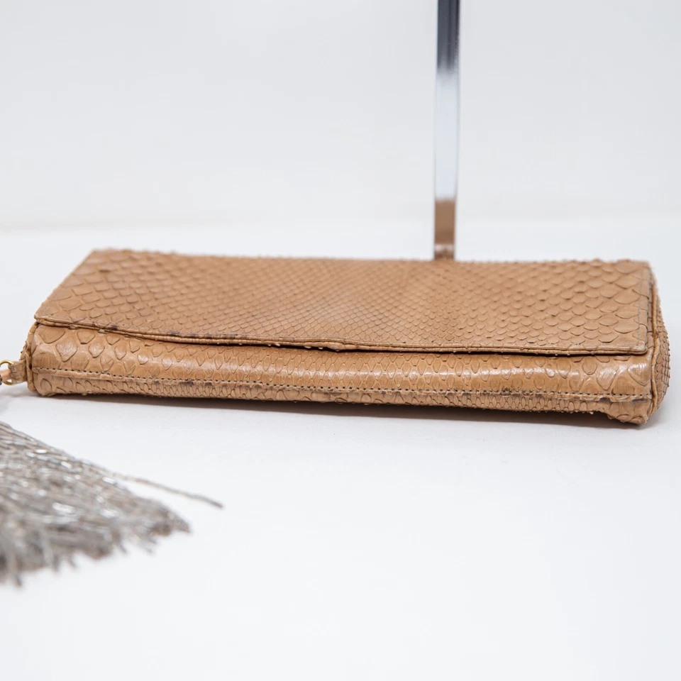 Bolso sin asas Anya Hindmarch genuino plegable con cuentas borla Foto 4 de 4