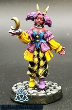Painted Character Tiefling Wizard/Sorceress&nbsp;D&D RPG collection miniature