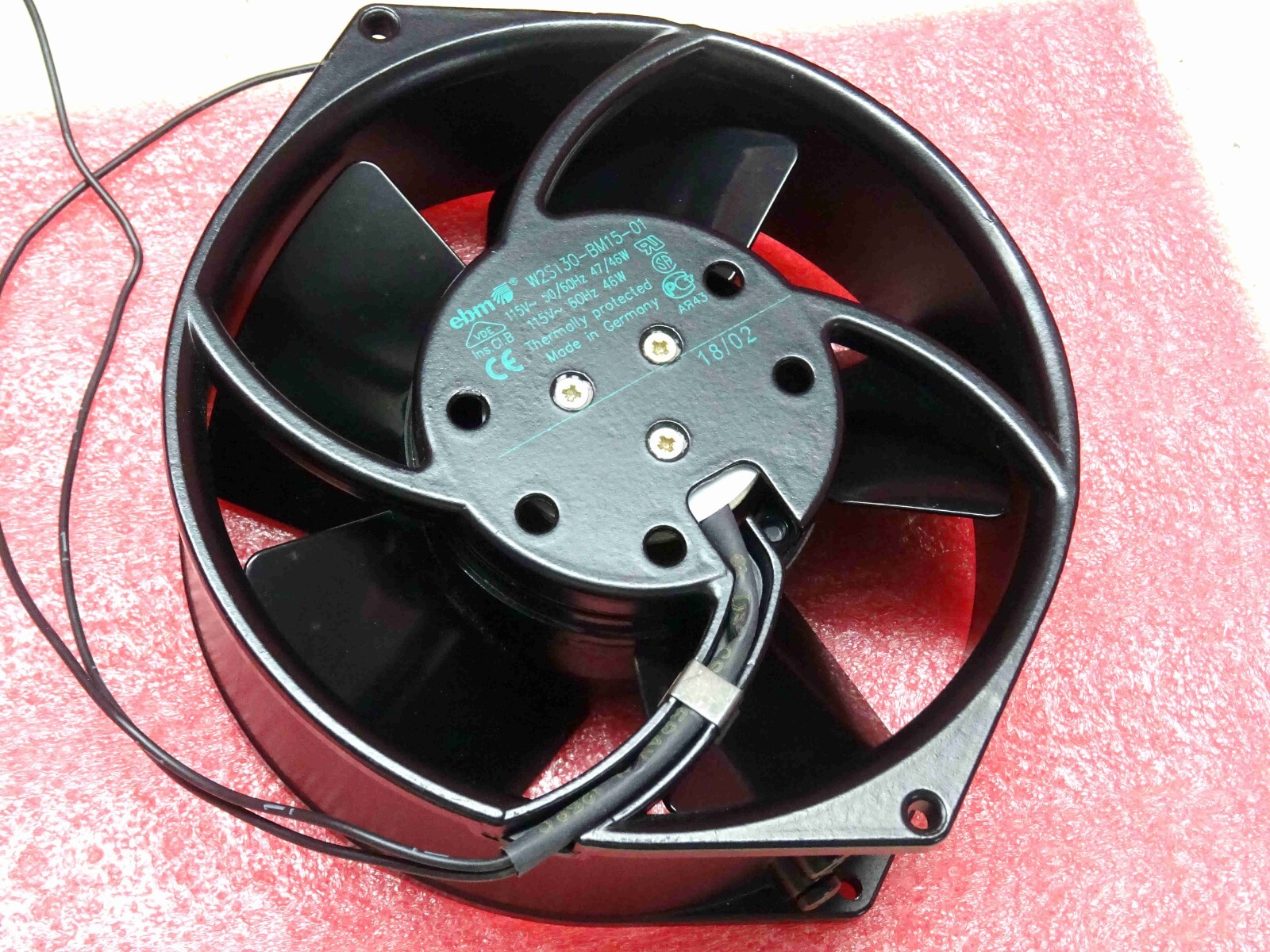 Ventilateur compact Ebm-Papst W2S130-BM15-01 115V pour armoire électrique industrielle