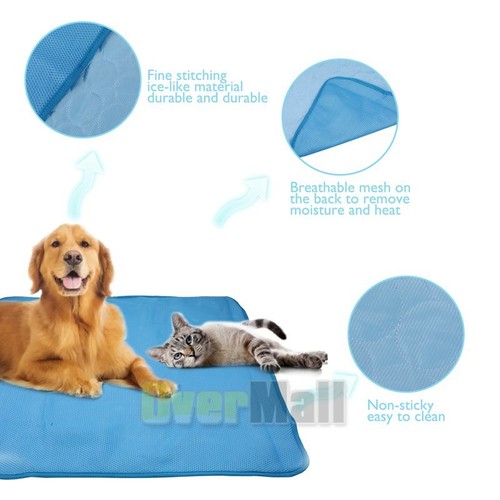 Alfombra de enfriamiento para perros, almohadilla de enfriamiento automático para mascotas perros, alfombra de enfriamiento lavable para perros gatos EE. UU. - Imagen 29 de 32