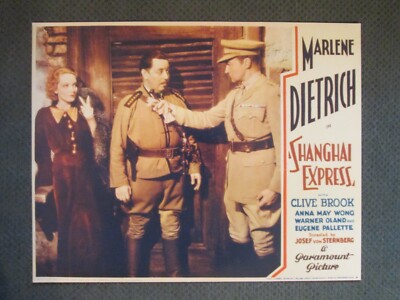 Shanghai Express    - Movie Poster REPRODUCTION - Dietrich