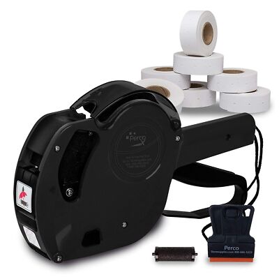 X 1 Line Price Gun Kit - 1 Line Label Gun with 9000 White Blank Labels and an...