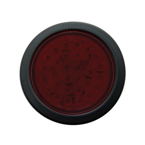 30 LED Economy 4" Stop, Turn & Tail Light Kit - Hot Rod Red LED/Red Lens - Foto 2 di 3