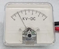 API   0-5 KV. DC.   Panel METER    3.75" X 3.30"