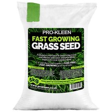 ProKleen Grass Seed Fast Growing Durable Perennial Lawn Fescue Rye 5KG
