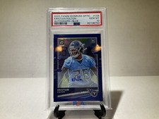2020 Donruss Optic Kristian Fulton Auto BLUE /60 Rookie PSA 10