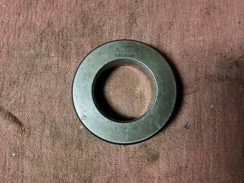 Mitutoyo 177-291 Setting Ring for Holtests and Bore Gages, 1.60015