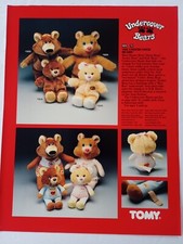 TOMY UNDERCOVER BEARS 1985 Toy Fair Press Kit New Release Ad Slick Presser