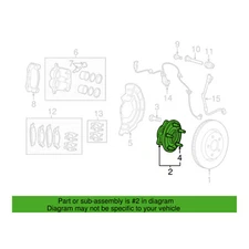 Genuine OEM Mopar Front Wheel Hub Bearing For Dodge Durango Jeep Grand Cherokee