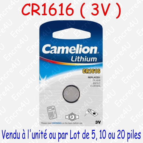 Pile Lithium 3V CR 1216 1220 1225 1616 1620 1632 2016 2025 2032 2430 2450 ... - Photo 5/42