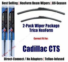 2pk Super-Premium NeoForm Wipers fit 2014 Cadillac CTS (Coupe Only)- 16220/190