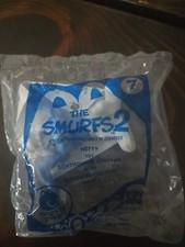 2013 THE SMURFS 2 MOVIE MCDONALDS HAPPY MEAL TOYS - 7 HEFTY
