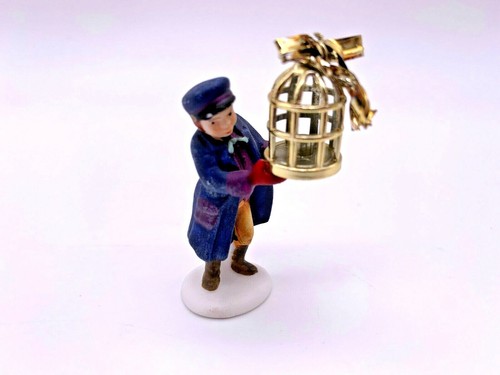 Estatuillas de Navidad de porcelana pintadas a mano de Dept 56 Dickens Village 2 palomas tortuga - Imagen 3 de 12