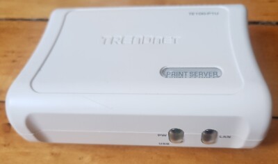 TRENDNET Print Server 1 Port Model TE100-P1U/A UNIT ONLY