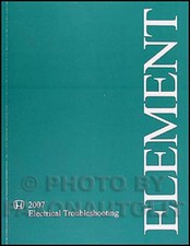 2007 Honda Element Electrical Troubleshooting Manual Wiring Diagrams Original 2007 Honda Element Electrical Troubleshooting Manual Wiring Diagrams Original