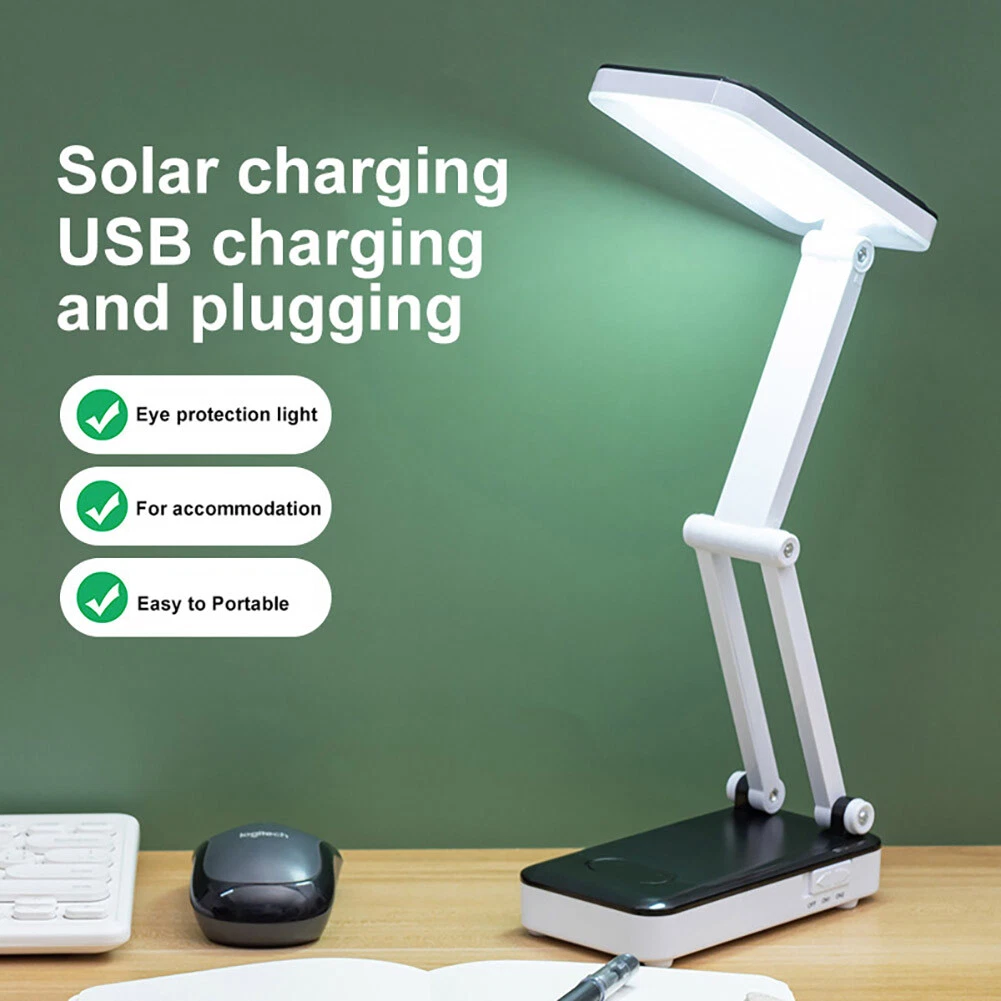 Foldable Desk Lamp 2 Gears 26 LED Bedside Night Lamp USB Charging