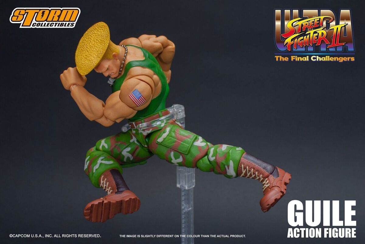 Storm Toys Street Fighter Guile Final Challengers 1:12 7 Action Figure  Official