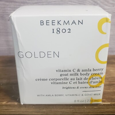 Beekman 1802 - GOLDEN Vitamin C & Amla Berry Goat Milk Body Cream - 236ml8 fl oz