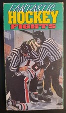 FANTASTIC HOCKEY FIGHTS VHS 1991 UNRATED! PLAYERS FANS COACHES VERY GOOD NHL