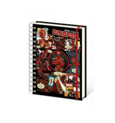 Marvel Cahier A5 Deadpool Comic Images