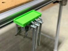 ToolCurve's Quick Clamp Rack & Storage Tray Mini for Festool MFT/3 Table