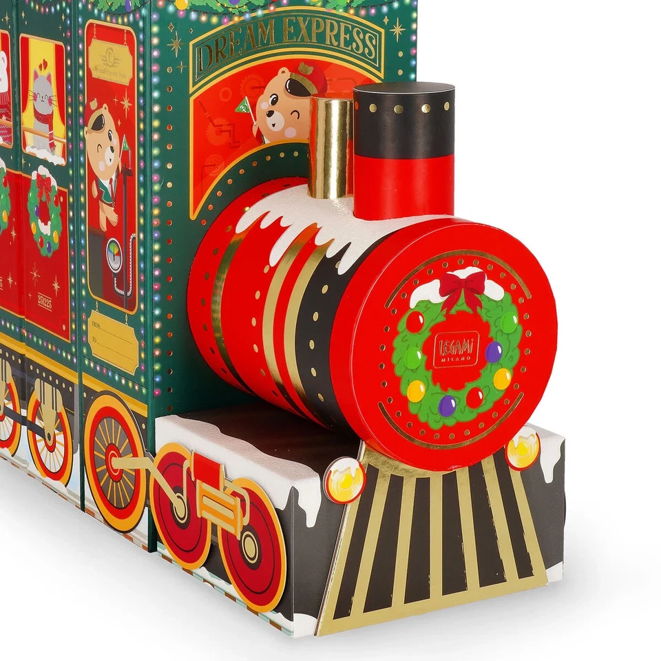 FREE DELIVERY - UK SELLER - GENUINE Legami 2025 Christmas Train Advent Calendar - Image 2 of 4