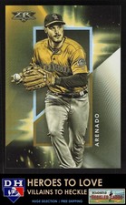 2019 Topps Fire En Fuego Gold Minted Nolan Arenado #EF-19 Colorado Rockies