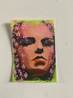aceo original painting portrait woman flowers face lady oddities 2.5 x 3.5 — photo 2