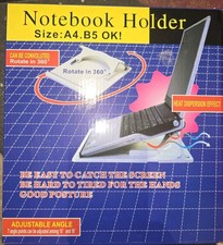 Laptop Notebook Holder Rotates 360 Adjustable Angle Heat Dispersion