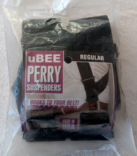 NIP Duluth Trading Men's Perry Suspenders 60526 in Black Regular