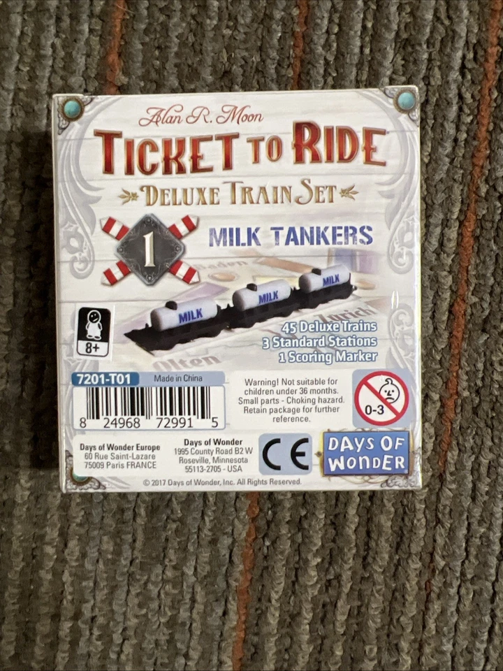 Ticket to Ride: Deluxe Train Set - Milk Tankers (7201-T01) - Image 2 of 2
