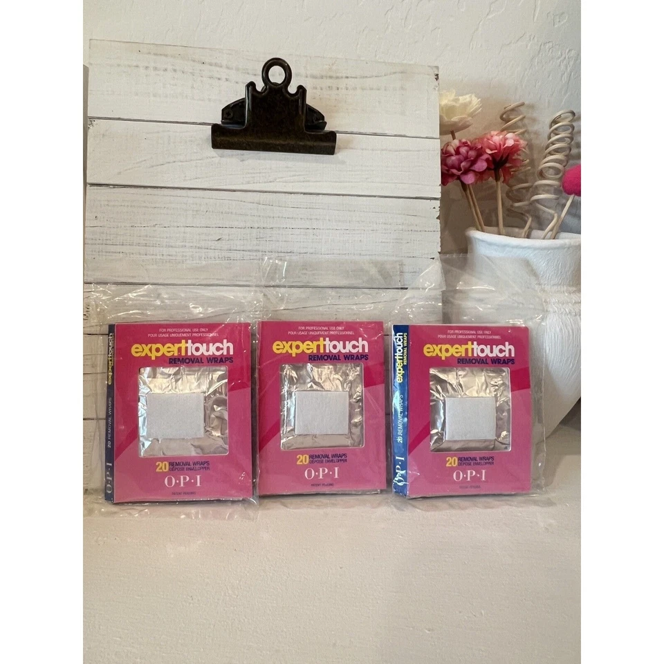 Envolturas de eliminación táctil OPI GelColor Expert ELIGE CANTIDAD 40/60/100/200 envolturas Foto 2 de 4
