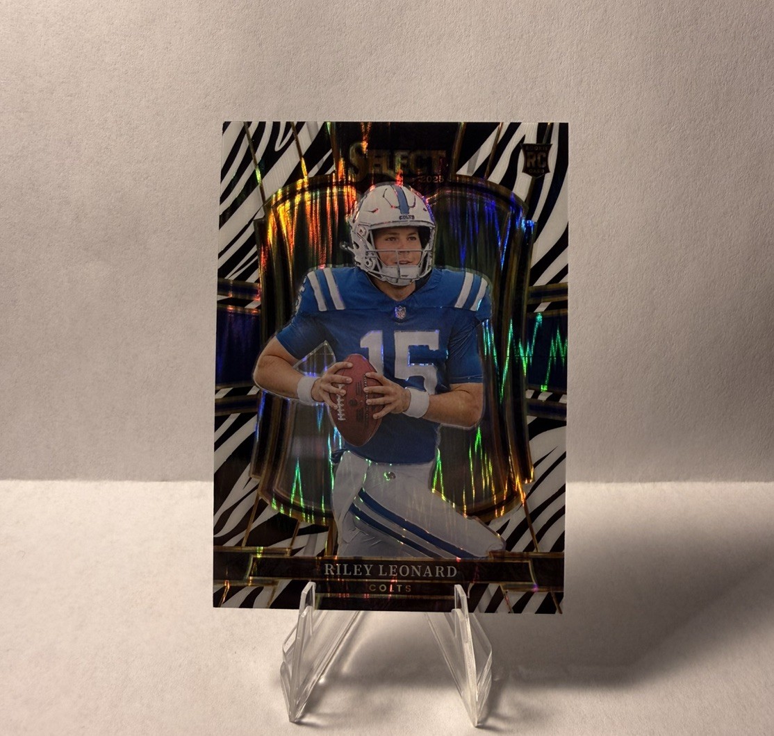 2025 Panini Select Riley Leonard Zebra Prizm (RC) SSP Case Hit Premier Level
