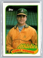 1989 Topps #641 Curt Young
