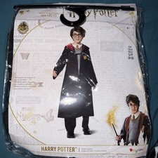 Child's Size S 4-6 HARRY POTTER Halloween Costume Hooded Robe With Shirt