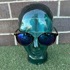 Vintage Revo EK1008-94D Tortoise Frame Mirrored Brow Bar Sunglasses