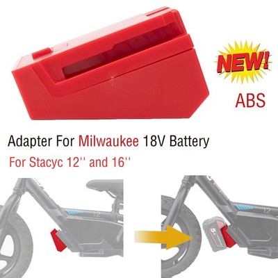 Für Milwaukee 18V Akku auf für Stacyc 12'''' und 16'''' bikes -Adapter Konverter Nur