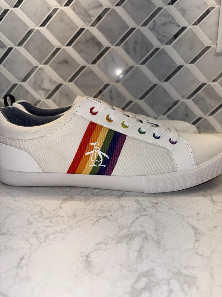 Penguin Devin Pride Raya Blanca/Arco Iris OP100968 NUEVO EN CAJA Foto 4 de 4