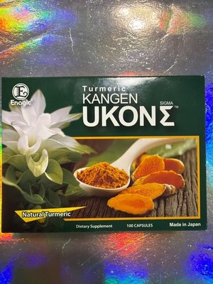 Enagic Turmeric Kangen Ukon Organic Multivitamins Vegeterian Capsules - 100...