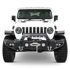 For Jeep Gladiator 20-25 Stryker Black Powder Coated Front Bumper Wings