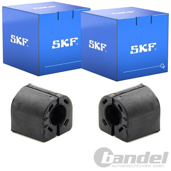 2X SKF Stabilager Gummilager Hinten Beidseitig Passend FüR Fiat Ducato Opel-image
