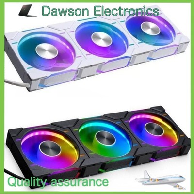 Phanteks BLACK/White D30 Reversed Fan - 3-pack - D30-120 D-RGB 12CM