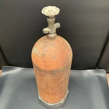20 LB Steel CO2 Cylinder Tank Beverage Soda Beer Empty Bottle Untested.