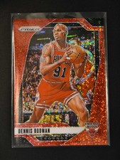 Dennis Rodman 2024-25 Panini Prizm Basketball Legends Red Sparkle Prizm [3hk