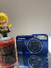 Used Olympus VG190 Blue 16MP 5x Optical Zoom Digital Camera Point Shoot Compact