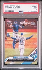 2024 Topps Now  Walker Buehler 884SP Dodgers Star Limited Mint Card PSA9 FS