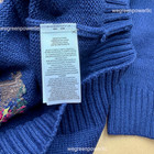 POLO RALPH LAUREN Gentleman Polo Bear Sweater Navy Men's Medium Cotton Knit Auc  — photo 2