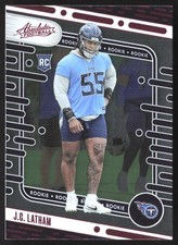 2024 Panini Absolute #107 J.C. Latham Red
