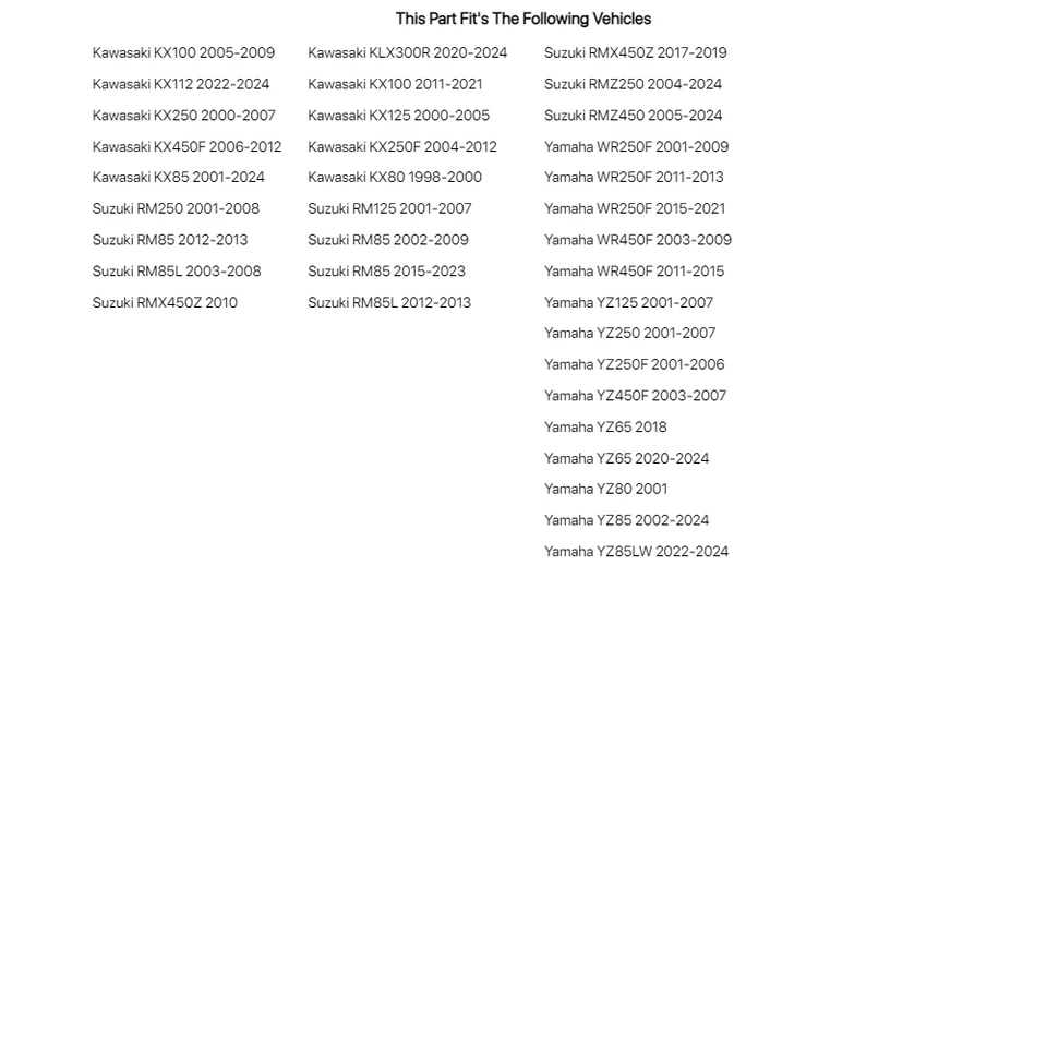 Черный зеркальный тормозной рычаг Streamline для KAWASAKI KX112 2022-2023 - Изображение 2 из 2